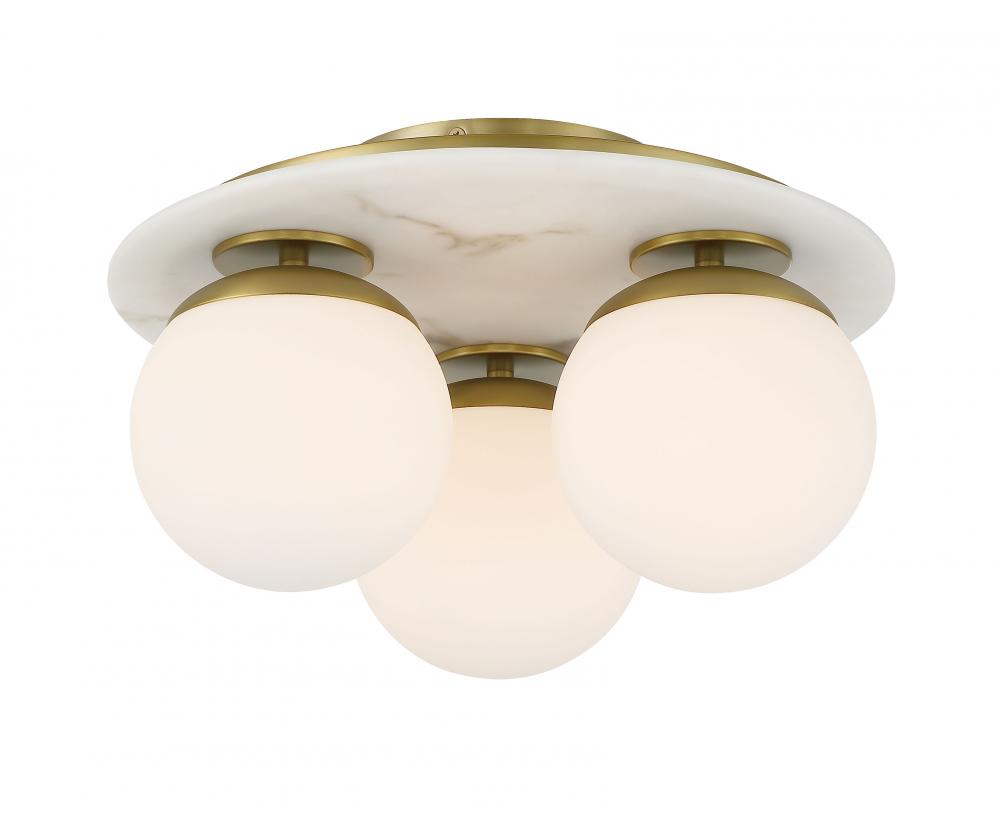 ORBAN - 3 LIGHT SEMI FLUSH MOUNT