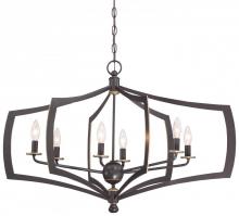 Minka-Lavery 4376-579 - MIDDLETOWN - 6 LIGHT CHANDELIER
