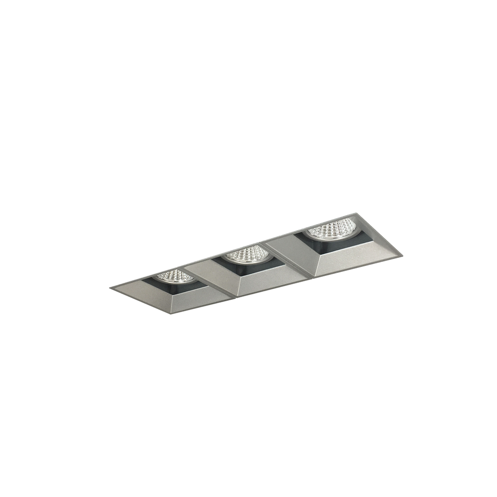 Iolite MLS 3-Head Trimless Reflector Kit, 3500K, 1000lm, Haze Fixed Downlt. Trims