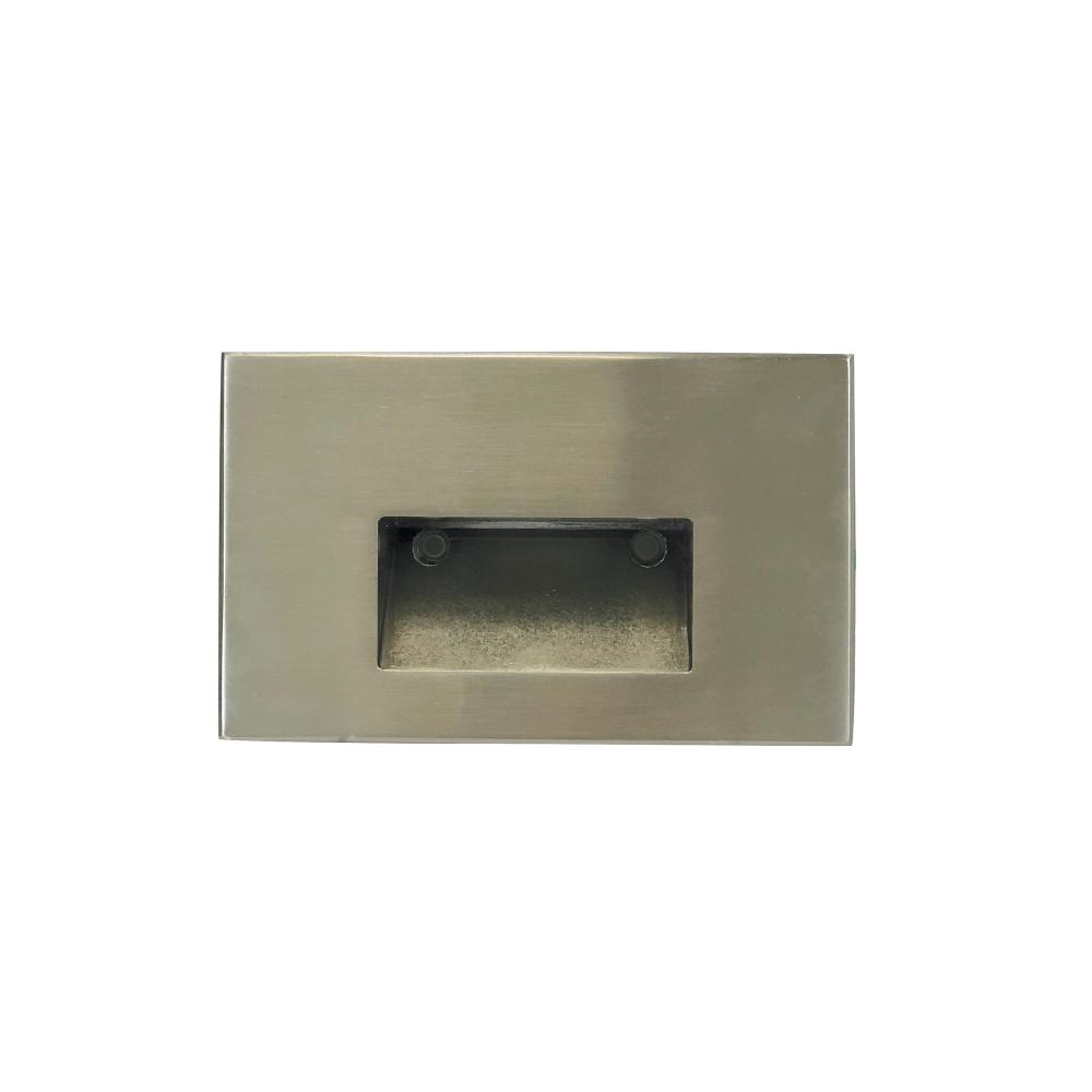 Ari LED Step Light w/ Horizontal Wall Wash Face Plate, 88lm / 5W, 4000K, Brushed Nickel Finish