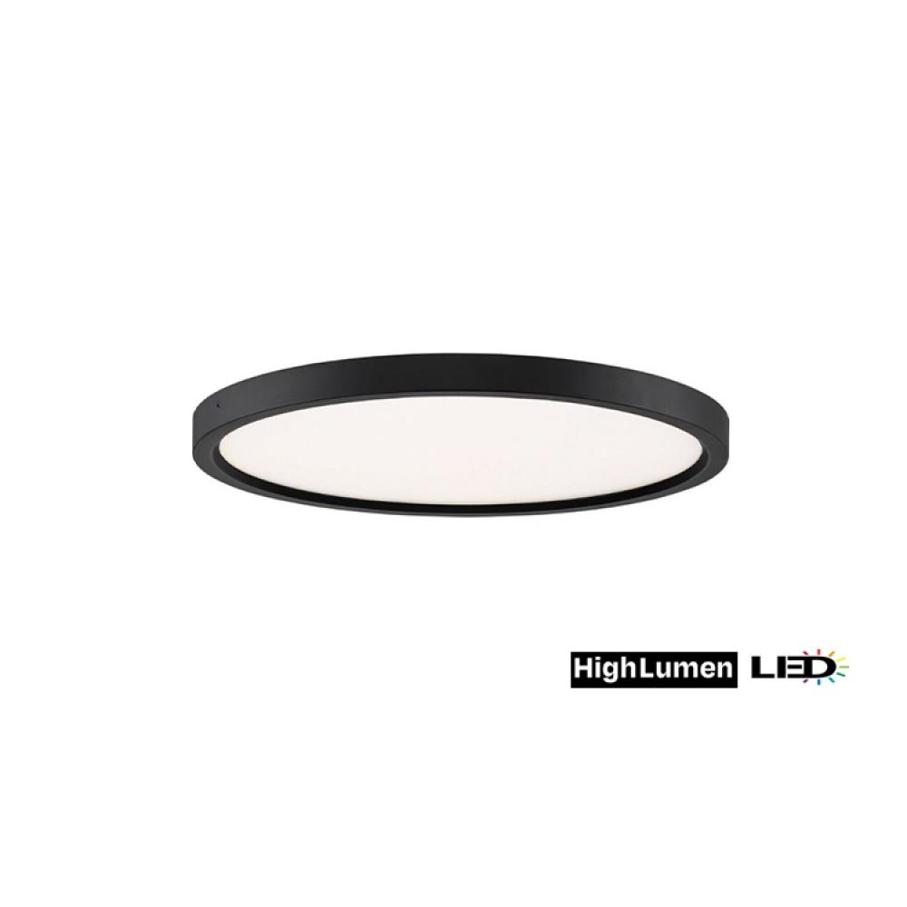 Flush Mount Black