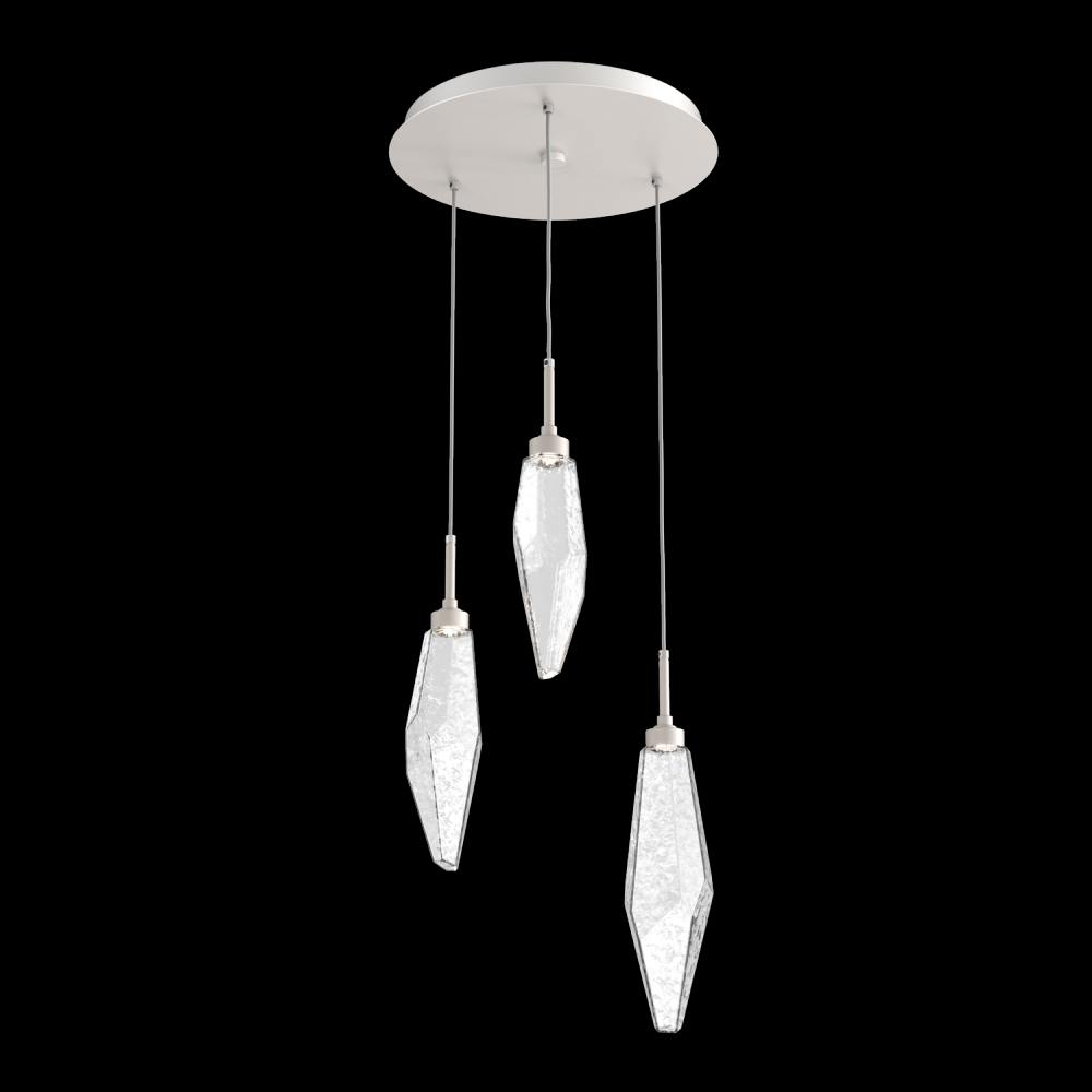 Rock Crystal Round Multi-Pendant - Ready to Ship