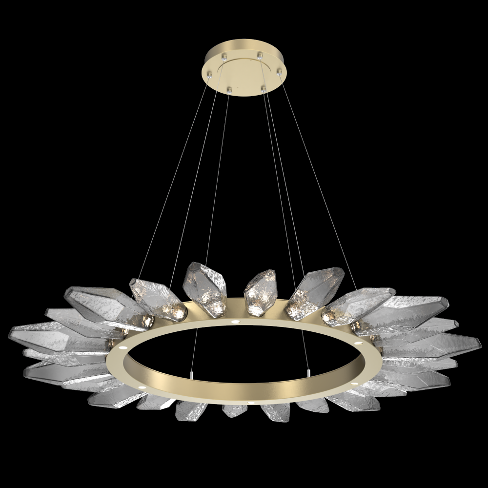 Rock Crystal Radial Ring - 56