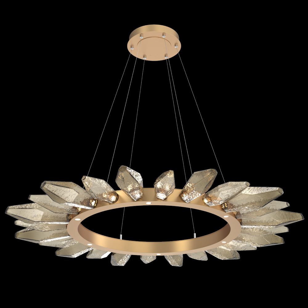 Rock Crystal Radial Ring - 56