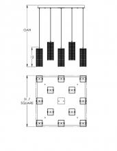 Hammerton CHB0020-09-BS-F-C01-L1 - Downtown Mesh Square Multi-Port-09