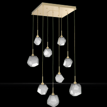 Hammerton CHB0039-09-GB-S-C01-L3 - Gem Square 9pc Multi-Pendant