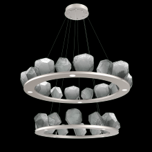 Hammerton CHB0039-2B-BS-S-CA1-L1 - Two Tier Gem Ring Chandelier-2B