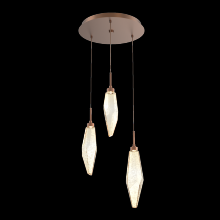Hammerton CHB0050-03-BB-CA-C01-L1 - Rock Crystal Round 3pc Multi-Pendant