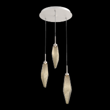 Hammerton CHB0050-03-BS-CB-C01-L3 - Rock Crystal Round 3pc Multi-Pendant