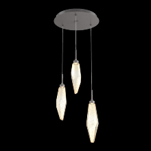 Hammerton CHB0050-03-GP-CA-C01-L1 - Rock Crystal Round 3pc Multi-Pendant