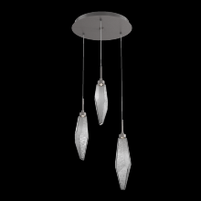 Hammerton CHB0050-03-GP-CS-C01-L1 - Rock Crystal Round 3pc Multi-Pendant