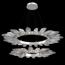 Hammerton CHB0050-2T-BS-CS-CA1-L1 - Rock Crystal Two-Tier Radial Ring