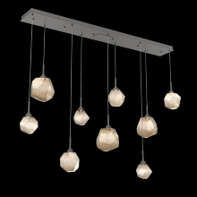 Hammerton PLB0039-09-GP-B-C01-L1 - Gem Linear 9pc Multi-Pendant