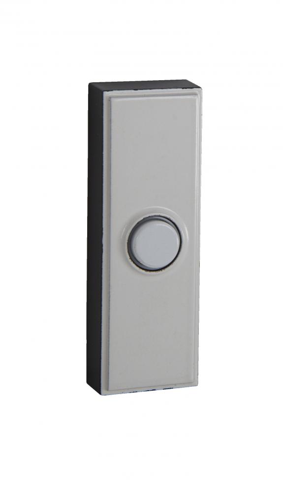 Surface Mount LED Lighted Push Button in White