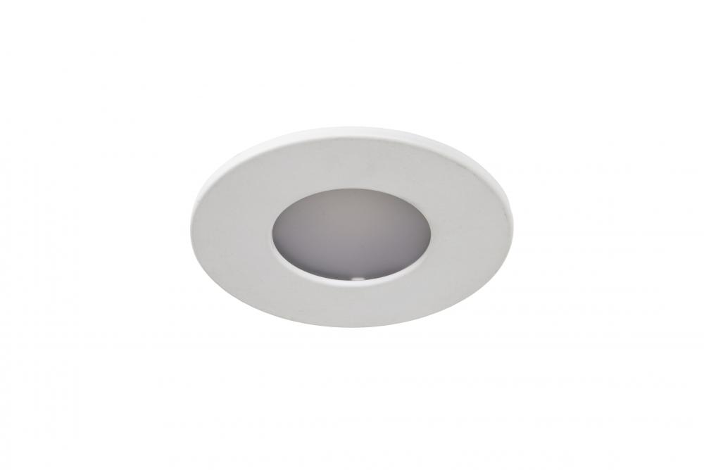 Low Profile 1 Light 4.63" LED Flushmount in White