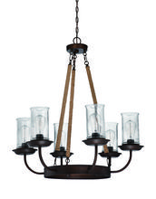 Craftmade 36126-ABZ - Thornton 6 Light Chandelier in Aged Bronze Brushed