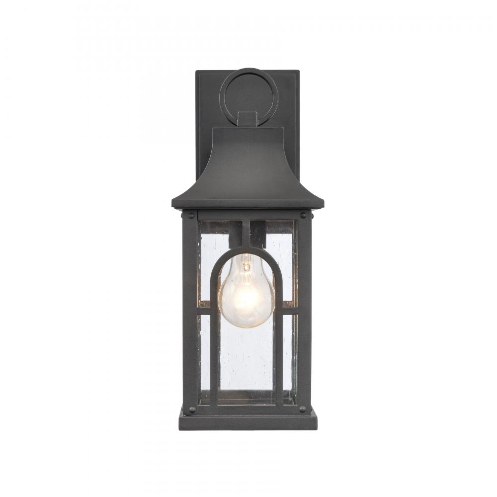 Triumph 14.5'' High 1-Light Outdoor Sconce - Textured Black