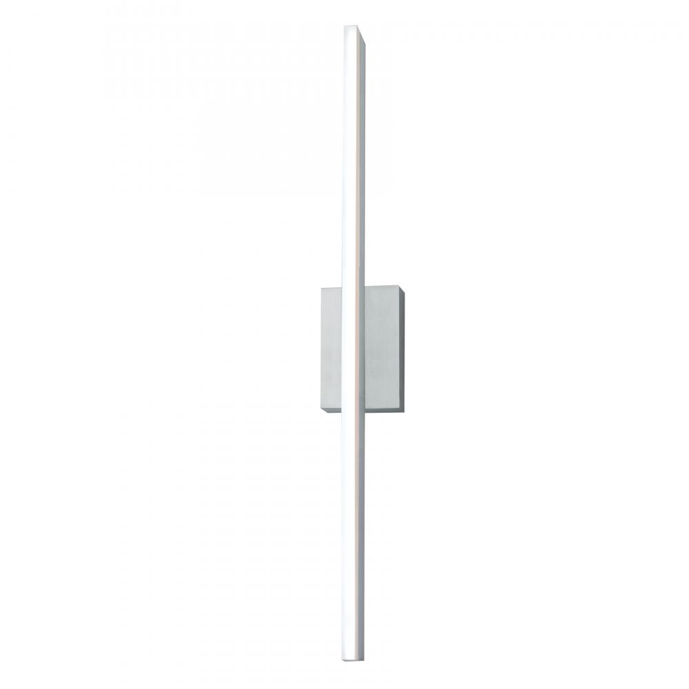 Ava 36'' High Integrated LED Sconce - Brushed Aluminum