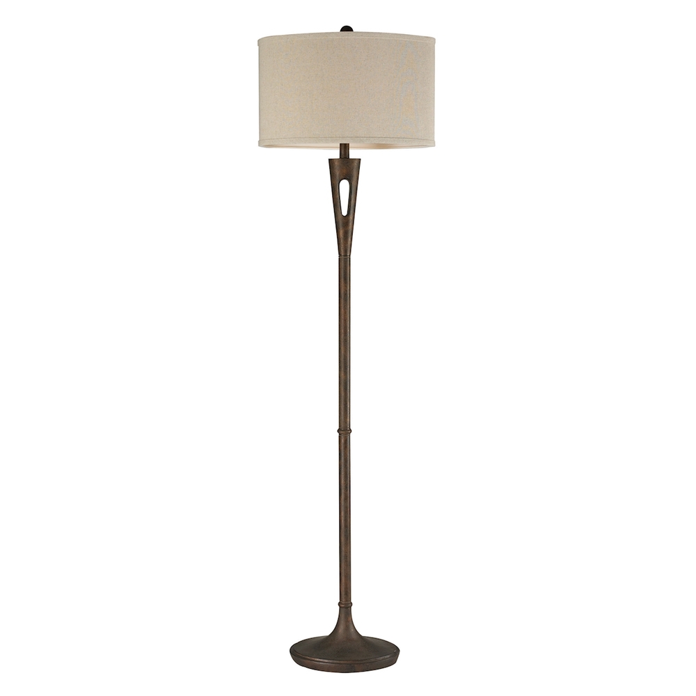 Martcliff Floor Lamp in Burnished Bronze