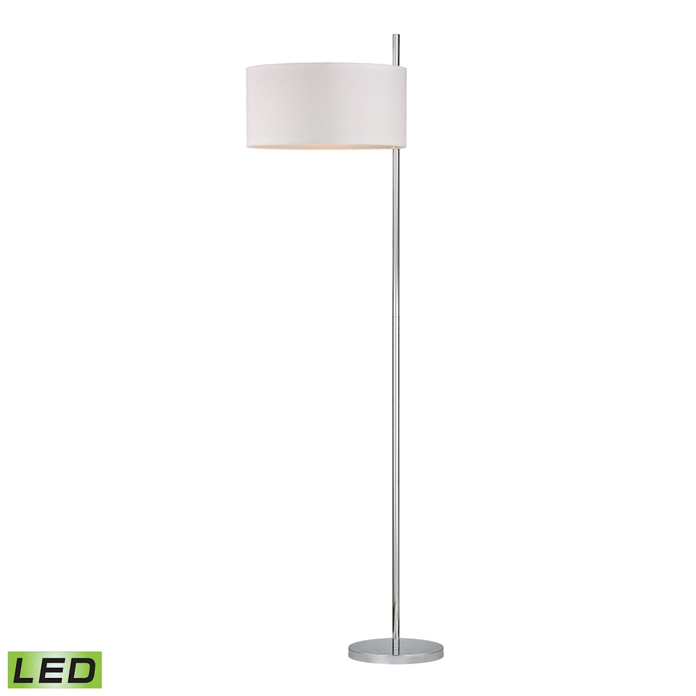 Attwood Floor Lamp in Polished Nickel - LED