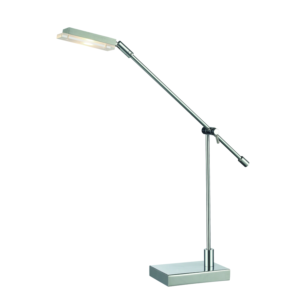 Desk Lamp in Chrome - Integrated LED