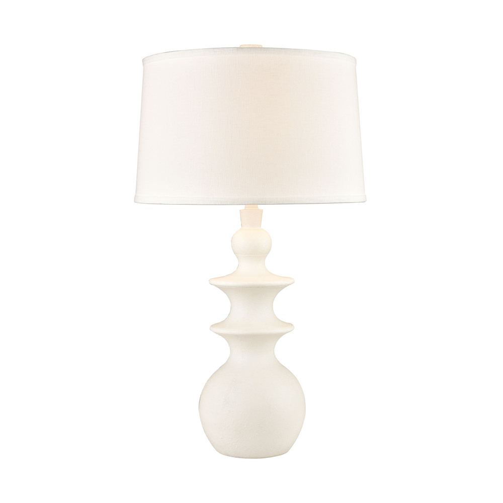 Depiction Table Lamp in White