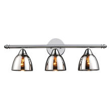 ELK Home Plus 10072/3 - Reflections 3-Light Vanity Sconce in Polished Chrome with Chrome-plated Glass