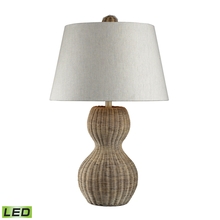 ELK Home Plus 111-1088-LED - Sycamore Hill Table Lamp in Rattan with Natural Linen Shade - LED