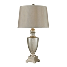ELK Home Plus 113-1140 - Elmira Table Lamps in Antique Mercury Glass with Silver Accents (Set of 2)