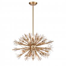 ELK Home Plus 12766/19 - Starburst 26'' Wide 19-Light Chandelier - Satin Brass