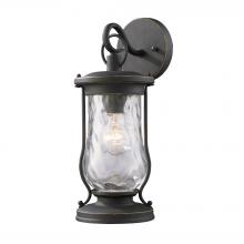 ELK Home Plus 43016/1 - Farmstead 1-Light Outdoor Wall Lantern in Matte Black