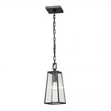 ELK Home Plus 45092/1 - Meditterano 1-Light Outdoor Pendant in Matte Black