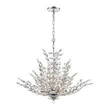 ELK Home Plus 45463/9 - Crystique 9-Light Chandelier in Polished Chrome with Clear Crystal