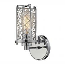ELK Home Plus 55000/1 - Brisbane 1-Light Wall Lamp in Polished Chrome with Metal Cage