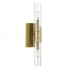 ELK Home Plus 6512-AN-CL - Rohe 20'' High 2-Light Sconce - Aged Brass