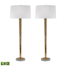 ELK Home Plus 711/S2-LED - Mercury Glass Candlestick Lamp in Gold (Set of 2) - LED