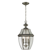 ELK Home Plus 8603EH/80 - Thomas - Ashford 12'' Wide 3-Light Outdoor Pendant - Antique Nickel