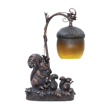 ELK Home Plus 91-768 - Squirrel Acorn Table Lamp