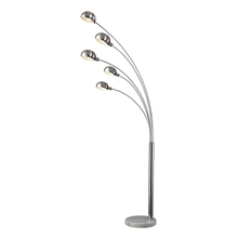 ELK Home Plus D2173 - Arc 5-Light Floor Lamp with Metal Shades