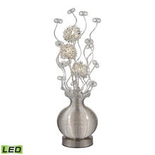 ELK Home Plus D2717 - Lazelle Table Lamp in Silver - Integrated LED