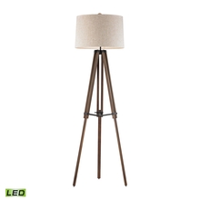 ELK Home Plus D2817-LED - Wooden Brace Tripod Floor Lamp - LED