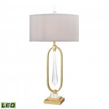 ELK Home Plus D3638-LED - Spring Loaded 36'' High 1-Light Table Lamp - Gold Leaf - Includes LED Bulb