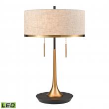 ELK Home Plus D4067-LED - Magnifica 22'' High 2-Light Table Lamp - Black - Includes LED Bulbs