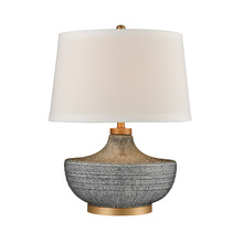 ELK Home Plus D4304 - Damascus Table Lamp in Blue Bubble Glaze