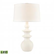 ELK Home Plus D4694-LED - Depiction 32'' High 1-Light Table Lamp - Matte White - Includes LED Bulb