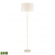 ELK Home Plus D4698-LED - Hammered Home 67'' High 1-Light Floor Lamp - Matte White - Includes LED Bulb