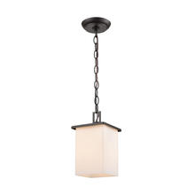 ELK Home Plus EN110146 - Thomas - Broad Street 5.5'' Wide 1-Light Outdoor Pendant - Textured Matte Black