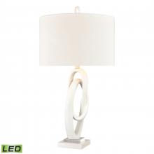 ELK Home Plus H0019-8064-LED - Jovian 30'' High 1-Light Table Lamp - Matte White - Includes LED Bulb