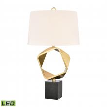 ELK Home Plus H0019-9595-LED - Optical 32'' High 1-Light Table Lamp - Brass - Includes LED Bulb