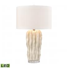 ELK Home Plus S0019-11140-LED - Genesee 27.5'' High 1-Light Table Lamp - White Glazed - Includes LED Bulb